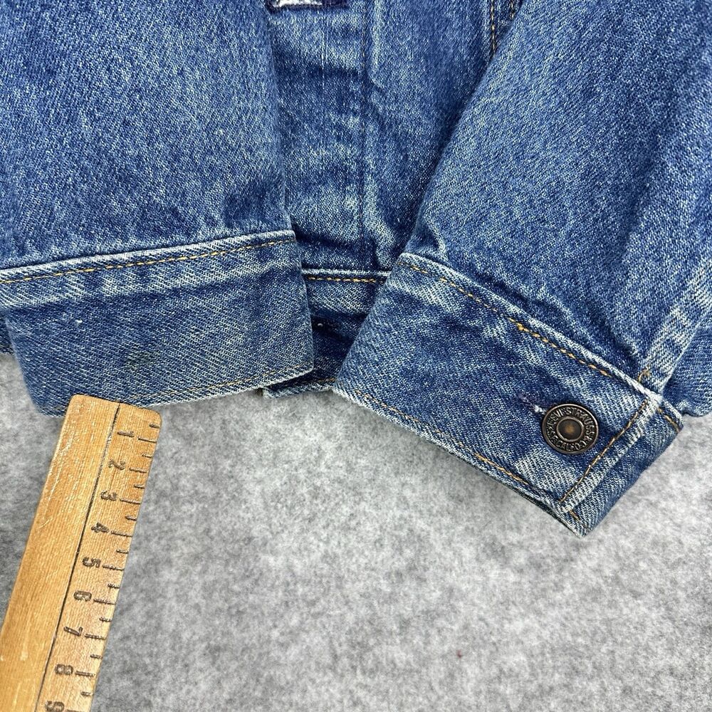 Vintage Levis Type III Trucker Jacket Mens 36R 4 Pockets 80s USA Made 70506* - Picture 5 of 16